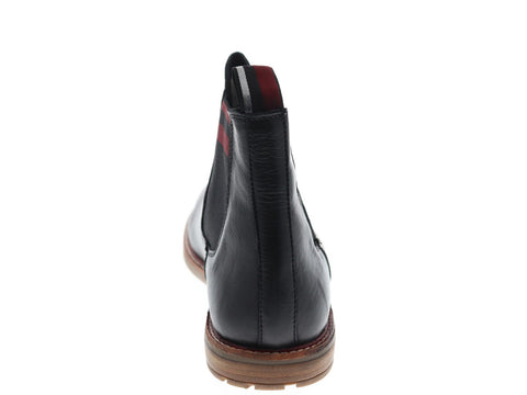 Ben Sherman Birk Chelsea Mens Black Leather Casual Dress Boots Shoes