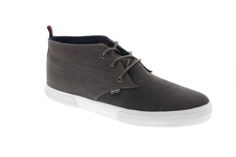 Ben Sherman Bradford Mens Gray Suede Low Top Lace Up Sneakers Shoes