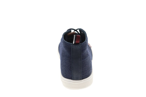 Ben Sherman Bradford BNM00060 Mens Blue Canvas Mid Top Lifestyle Sneakers Shoes