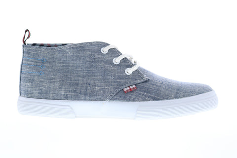 Ben Sherman Bradford Chukka BNM00060 Mens Blue Canvas Lifestyle Sneakers Shoes