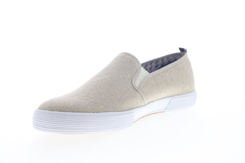 Ben Sherman Bradford Slip On BNM00062 Mens Beige Tan Lifestyle Sneakers Shoes