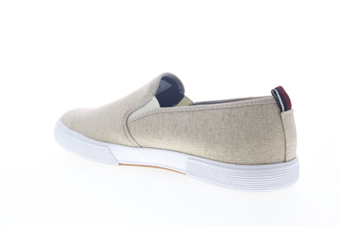 Ben Sherman Bradford Slip On BNM00062 Mens Beige Tan Lifestyle Sneakers Shoes