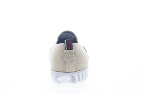 Ben Sherman Bradford Slip On BNM00062 Mens Beige Tan Lifestyle Sneakers Shoes