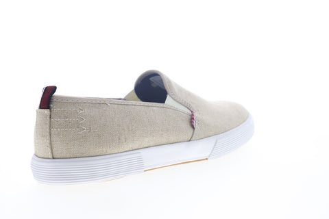 Ben Sherman Bradford Slip On BNM00062 Mens Beige Tan Lifestyle Sneakers Shoes