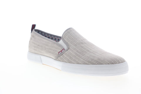 Ben Sherman Bradford Slip On BNM00062 Mens Brown Canvas Lifestyle Sneakers Shoes