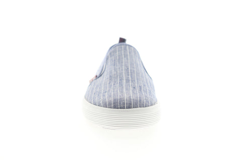 Ben Sherman Bradford Slip On BNM00062 Mens Blue Canvas Lifestyle Sneakers Shoes