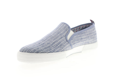 Ben Sherman Bradford Slip On BNM00062 Mens Blue Canvas Lifestyle Sneakers Shoes