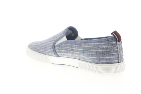 Ben Sherman Bradford Slip On BNM00062 Mens Blue Canvas Lifestyle Sneakers Shoes