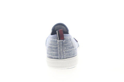 Ben Sherman Bradford Slip On BNM00062 Mens Blue Canvas Lifestyle Sneakers Shoes