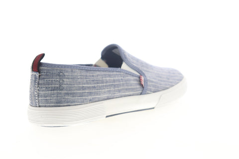 Ben Sherman Bradford Slip On BNM00062 Mens Blue Canvas Lifestyle Sneakers Shoes