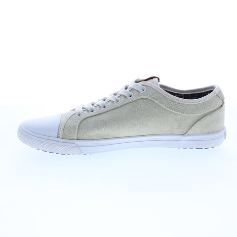 Ben Sherman Brayson Oxford BNM00063 Mens Beige Canvas Lifestyle Sneakers Shoes