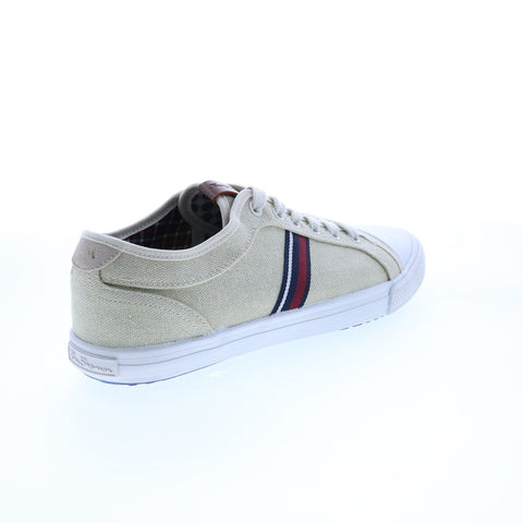 Ben Sherman Brayson Oxford BNM00063 Mens Beige Canvas Lifestyle Sneakers Shoes