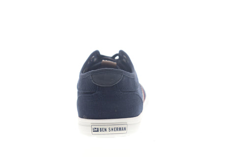 Ben Sherman Brayson Oxford BNM00063 Mens Blue Canvas Lifestyle Sneakers Shoes