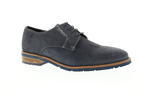 Ben Sherman Rugged Leather BNM00064 Mens Blue Suede Casual Lace Up Oxfords Shoes
