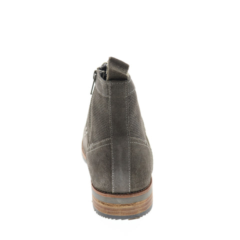 Ben Sherman Rugged Perf Distressed Oiled BNM00095 Mens Gray Casual Dress Boots