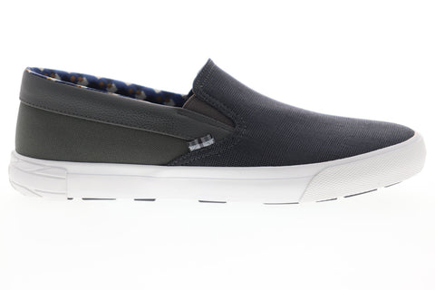Ben Sherman Percy Slip On BNM00104 Mens Gray Canvas Lifestyle Sneakers Shoes