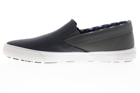 Ben Sherman Percy Slip On BNM00104 Mens Gray Canvas Lifestyle Sneakers Shoes