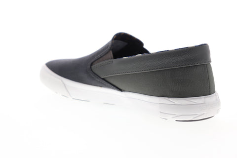Ben Sherman Percy Slip On BNM00104 Mens Gray Canvas Lifestyle Sneakers Shoes