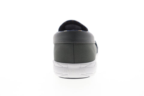Ben Sherman Percy Slip On BNM00104 Mens Gray Canvas Lifestyle Sneakers Shoes