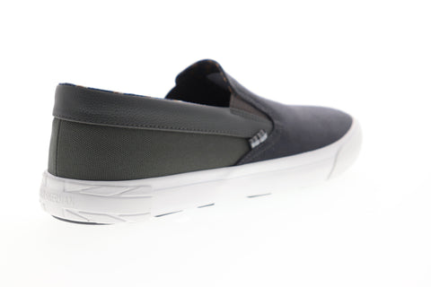 Ben Sherman Percy Slip On BNM00104 Mens Gray Canvas Lifestyle Sneakers Shoes