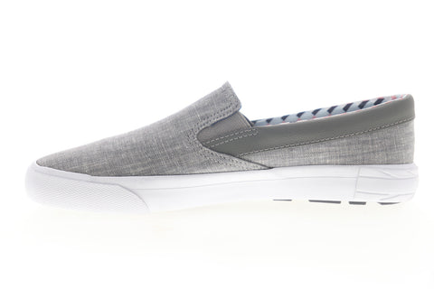 Ben Sherman Percy Slip On BNM00104 Mens Gray Canvas Lifestyle Sneakers Shoes