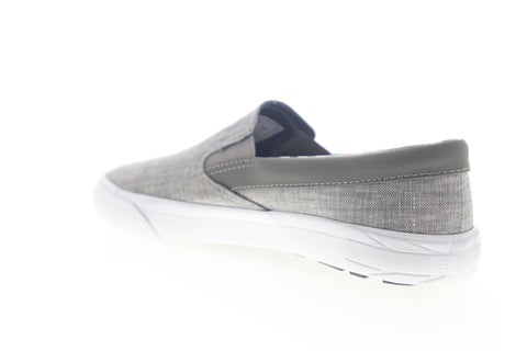Ben Sherman Percy Slip On BNM00104 Mens Gray Canvas Lifestyle Sneakers Shoes