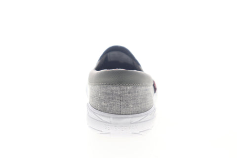 Ben Sherman Percy Slip On BNM00104 Mens Gray Canvas Lifestyle Sneakers Shoes