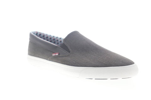 Ben Sherman Percy Slip On BNM00104 Mens Gray Canvas Lifestyle Sneakers Shoes