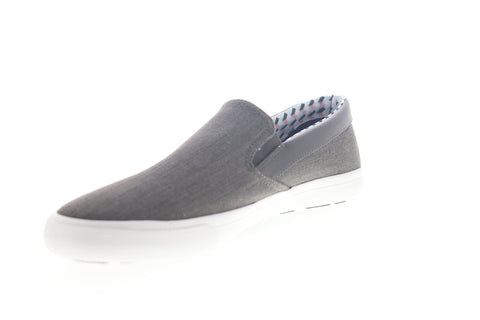 Ben Sherman Percy Slip On BNM00104 Mens Gray Canvas Lifestyle Sneakers Shoes