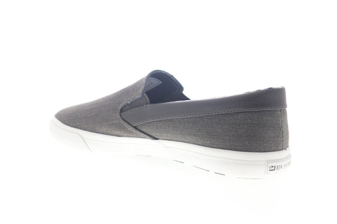 Ben Sherman Percy Slip On BNM00104 Mens Gray Canvas Lifestyle Sneakers Shoes