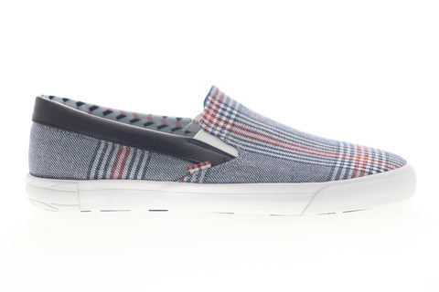 Ben Sherman Percy Slip On BNM00104 Mens Blue Canvas Lifestyle Sneakers Shoes
