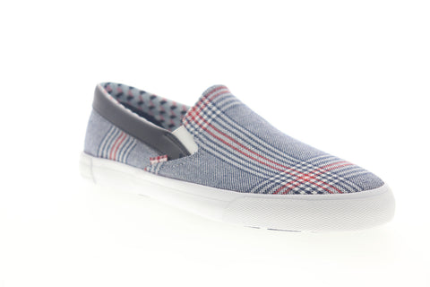 Ben Sherman Percy Slip On BNM00104 Mens Blue Canvas Lifestyle Sneakers Shoes