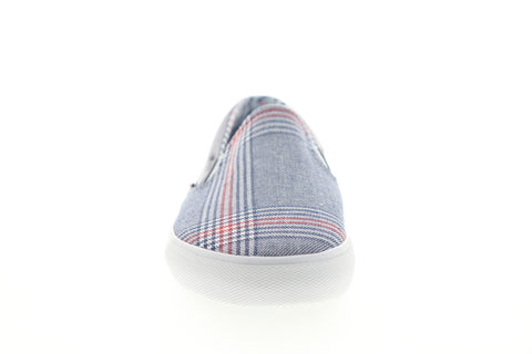 Ben Sherman Percy Slip On BNM00104 Mens Blue Canvas Lifestyle Sneakers Shoes