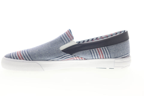 Ben Sherman Percy Slip On BNM00104 Mens Blue Canvas Lifestyle Sneakers Shoes