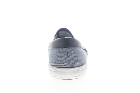 Ben Sherman Percy Slip On BNM00104 Mens Blue Canvas Lifestyle Sneakers Shoes