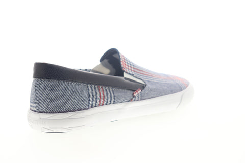 Ben Sherman Percy Slip On BNM00104 Mens Blue Canvas Lifestyle Sneakers Shoes