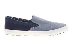 Ben Sherman Percy Slip On BNM00104 Mens Blue Canvas Lifestyle Sneakers Shoes