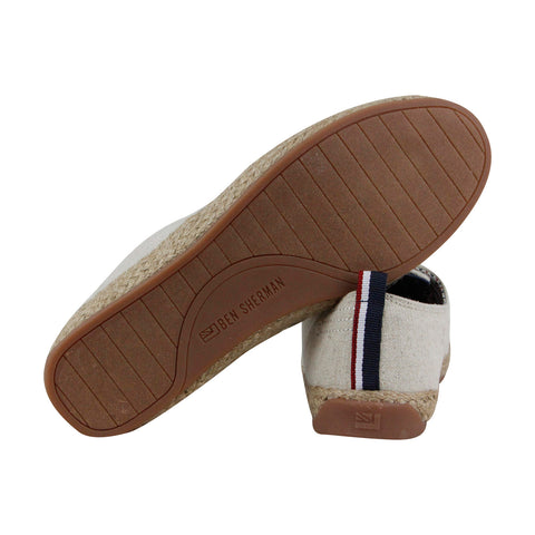 Ben Sherman New Jenson BNM00106 Mens Beige Tan Canvas Lifestyle Sneakers Shoes