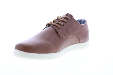 Ben Sherman Presley Oxford BNM00109 Mens Brown Leather Lifestyle Sneakers Shoes
