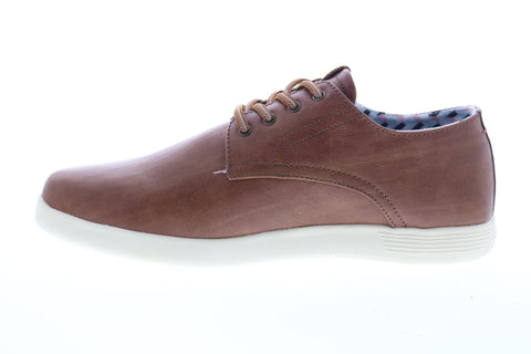 Ben Sherman Presley Oxford BNM00109 Mens Brown Leather Lifestyle Sneakers Shoes