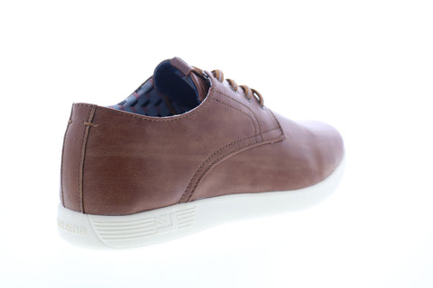 Ben Sherman Presley Oxford BNM00109 Mens Brown Leather Lifestyle Sneakers Shoes