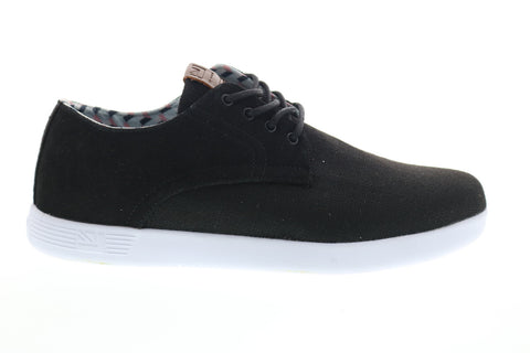 Ben Sherman Presley Oxford BNM00109 Mens Black Canvas Lifestyle Sneakers Shoes