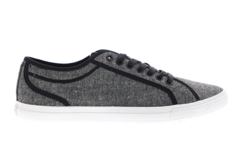 Ben Sherman Conall LO BNM00117 Mens Black Canvas Plaid Lifestyle Sneakers Shoes