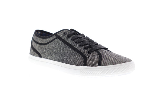 Ben Sherman Conall LO BNM00117 Mens Black Canvas Plaid Lifestyle Sneakers Shoes