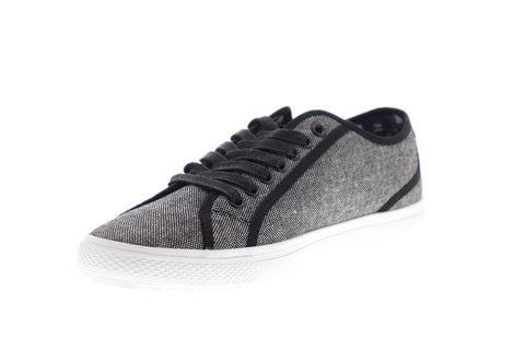 Ben Sherman Conall LO BNM00117 Mens Black Canvas Plaid Lifestyle Sneakers Shoes