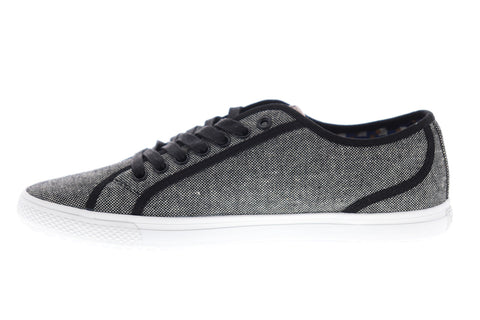 Ben Sherman Conall LO BNM00117 Mens Black Canvas Plaid Lifestyle Sneakers Shoes