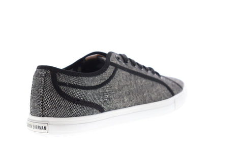 Ben Sherman Conall LO BNM00117 Mens Black Canvas Plaid Lifestyle Sneakers Shoes