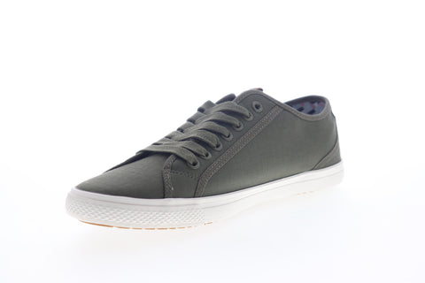 Ben Sherman Conall LO BNM00117 Mens Green Canvas Plaid Lifestyle Sneakers Shoes