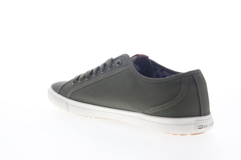 Ben Sherman Conall LO BNM00117 Mens Green Canvas Plaid Lifestyle Sneakers Shoes