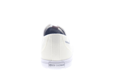 Ben Sherman Conall Lo Mens BNM00117 Mens White Lifestyle Sneakers Shoes
